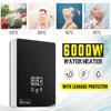 Mini Instant Water Heater Home Use Quick Heaters 220V LCD Display Touch Temperature Control Constant Temperature 6KW