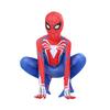 Superhelt Spiderman Kostyme Barn Spandex Jumpsuit Halloween Cosplay Kostymer Bodysuit Barn Hodedeksel Separasjon Festsett