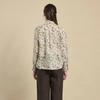 BCBG Floral Linen Blouse B6m3b403