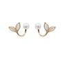 111 Silver Needle Super Fairy Opal Fish Tail Earrings Female Simple Two Wear Temperament Earrings Temperament Versatile Pearl Earrings
