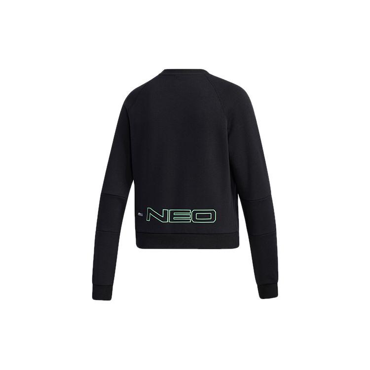 Adidas Neo Casual Sports Crew Neck Pullover Sweatshirt Women Sweatshirt Black GM2314