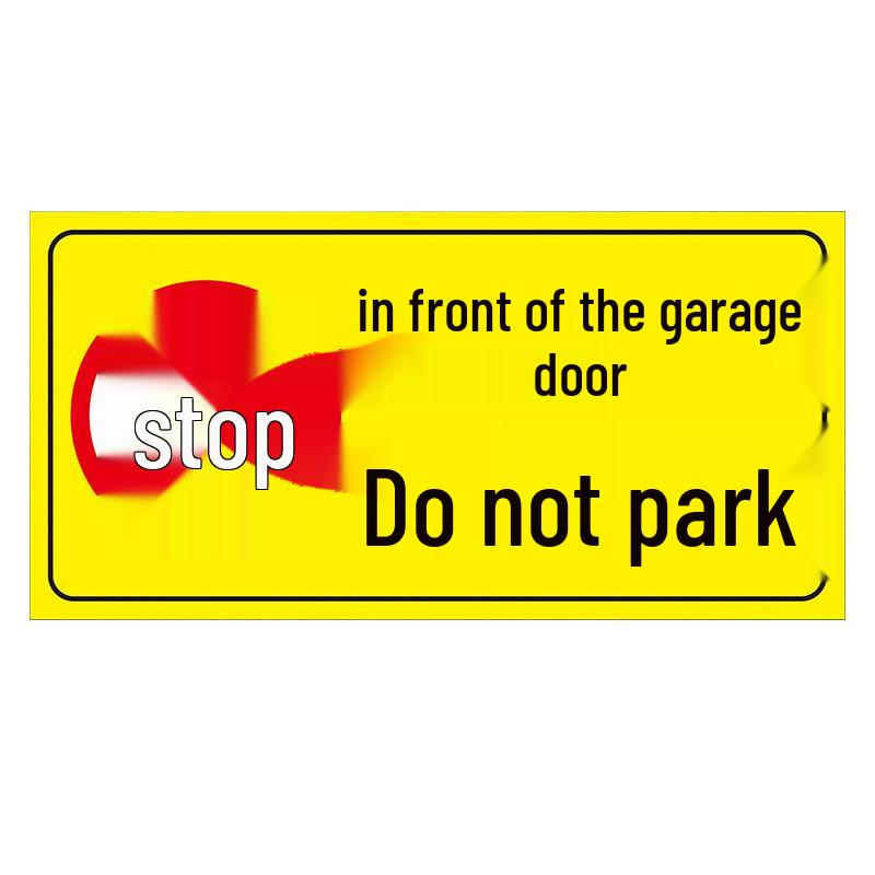 AnYi TC04 Reflective No Parking Warning Sign Standard