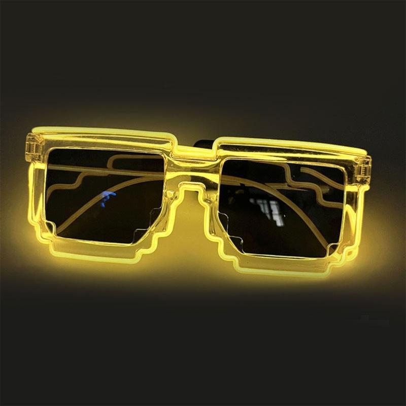 LED Light Up Sunglasses With Fashion Frame and Lens For Night Parties And Festival Event Gathering Dressingup Eyewears