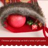 Santa Claus Christmas Socks Snowman Plush Ornaments Stockings Storage Bags Home Decor Gift Holders Christmas Tree Decoration