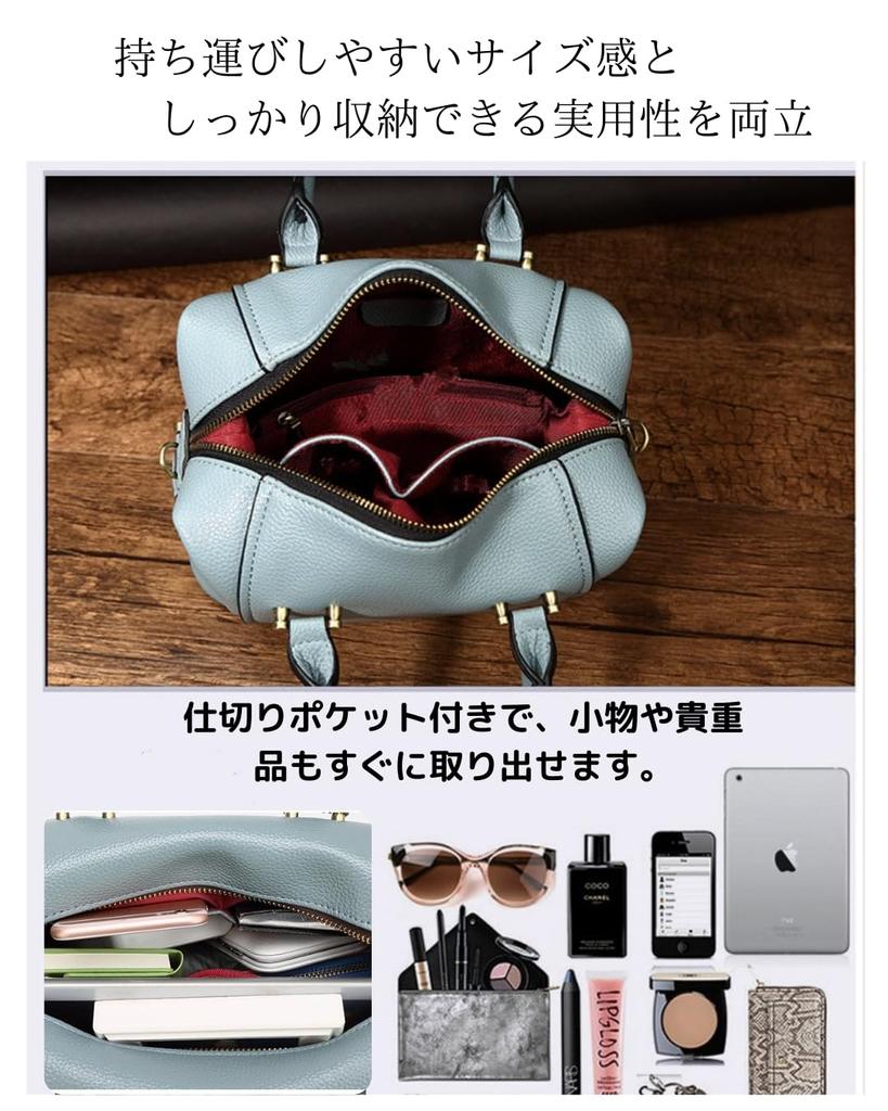 Mini Boston Bag for Travel Shoulder School Entrance Graduation Ceremony M [PORCO CASA] Women, Shoulder, Lightweight, Travel, Crossbody, Cute, 2-way,