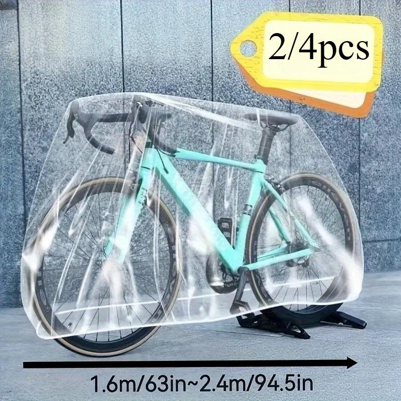 Two and a half durable bike covers, suitable for bicycles, providing protection against dust, water, sun and rain.