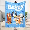 Bluey Bingo Adventures Blanket Comfortable Perfect for Office Chair Bed Couch Four Seasons Multipurpose Stylish Decor Gift for Travel Home Birthdays