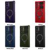 KEYSION Magnetic Case for MagSafe for Samsung S23 Ultra S23+ S22 Plus S21 S20 FE Ring Stand Phone Cover for Galaxy Note 20 Ultra