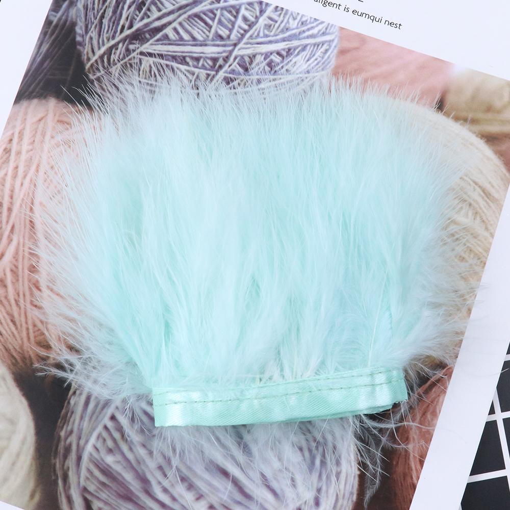 10 Meter Flauschig Weiche Truthahnfedern Besatz Fransen Gefärbtes Buntes Band Kleid Kleidung Nähzubehör Dekoration Feder Handwerk