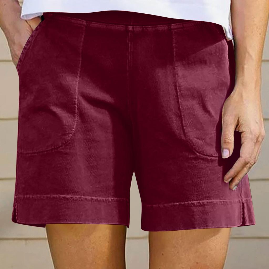 Women's Casual Summer Elastic Beach Shorts Casual Shorts