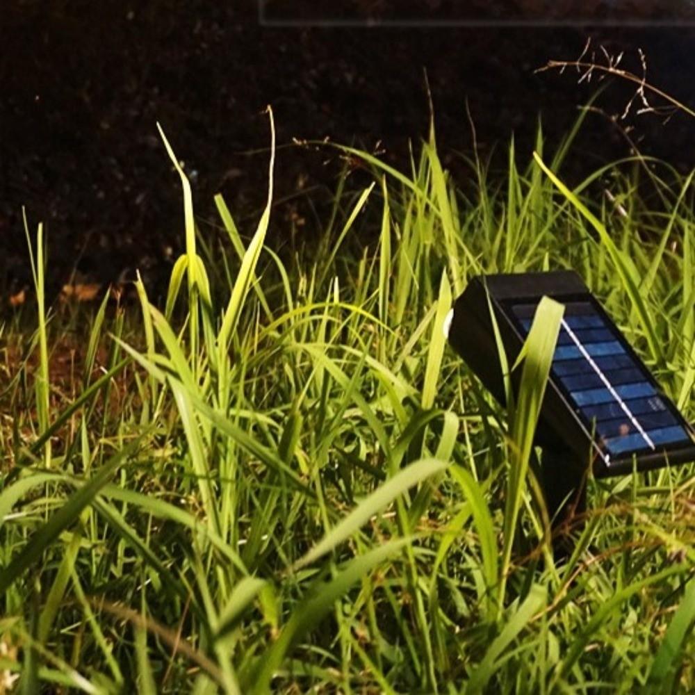 2/7 LED Solarstrahler Ultrahell Wasserdicht Landschaftswandleuchte Verstellbar Frostsicher Wegbeleuchtung Lampe