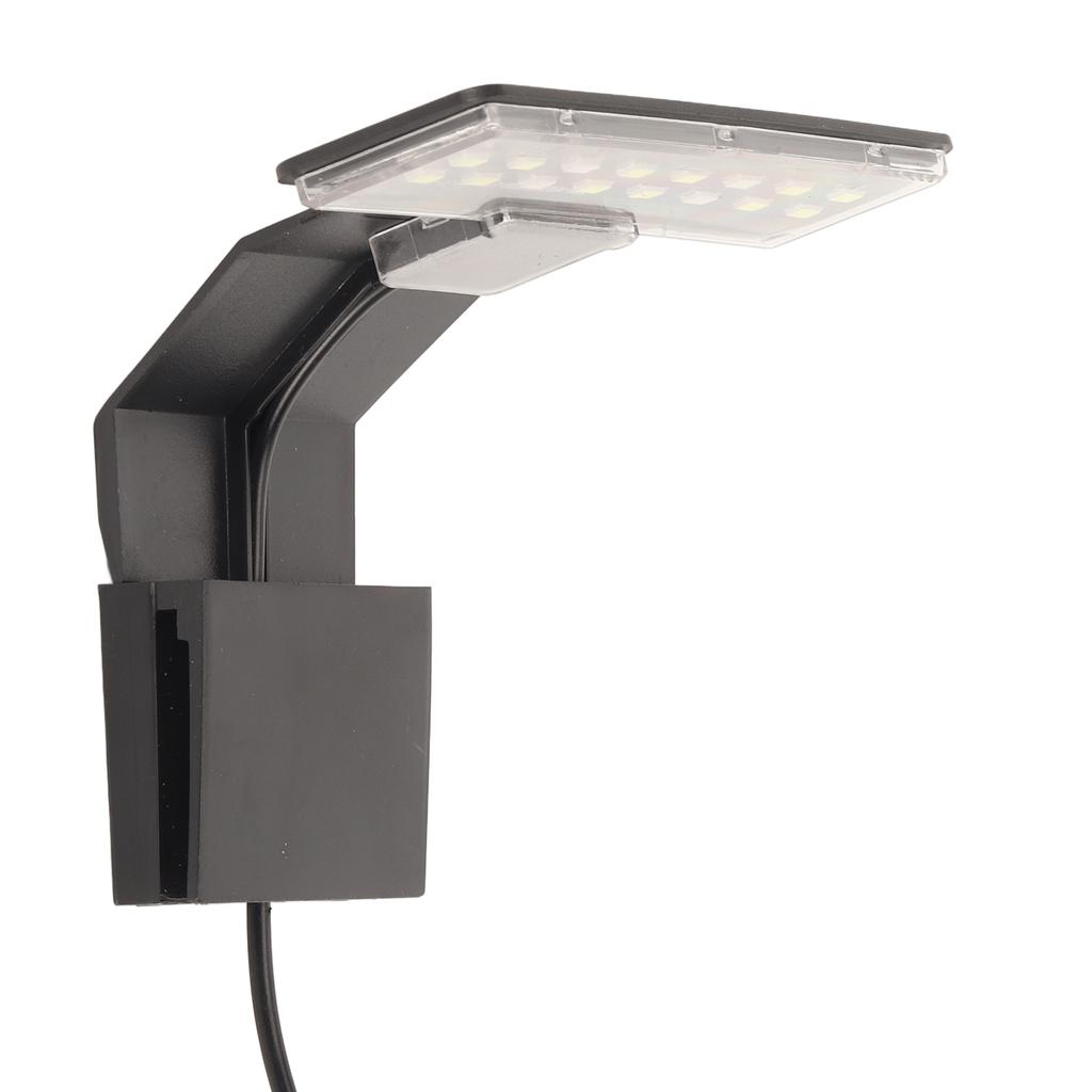 Fish Tank Clip On Light Professional High Brightness Mini Ultrathin LED Aquarium Light   Black Shell