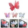 1pc Flower Head 50cm Dia Symphony Silk Artificial Flower Butterfly-shaped Decoration Flowers Home Hotels Large