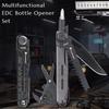 New Multifunctional EDC Bottle Opener Kit Portable Outdoor Camping Manual Equipment