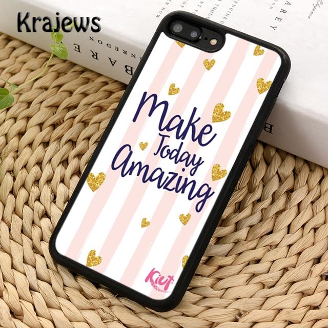Krajews berühmtes motivierendes Lebenszitat-Telefon-Kasten-Abdeckung für iPhone 14 6s 7 8 plus X XR XS 11 12 13 pro max Samsung S21 S22 ultra