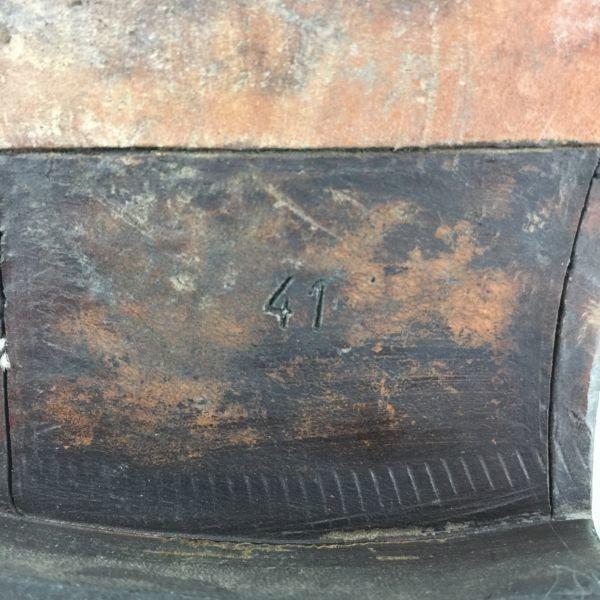 LNDVAY & SCHWACZ Wingtip Business Shoes Size 41 25.5-26.0 Dark Brown(USED)