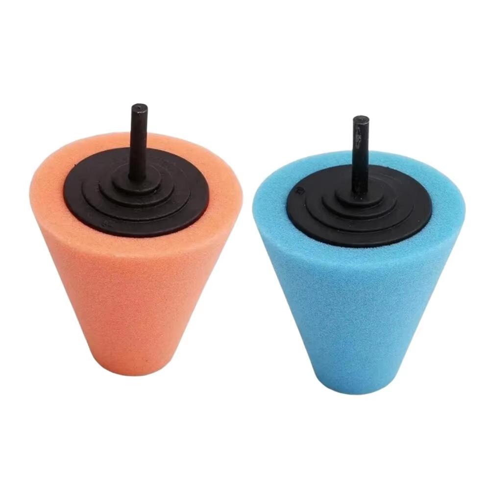 

2 шт. Автомобильная ступица полировальная губка шлифовальная головка металл пластик шлифовальная коническая губка полировальный круг губка