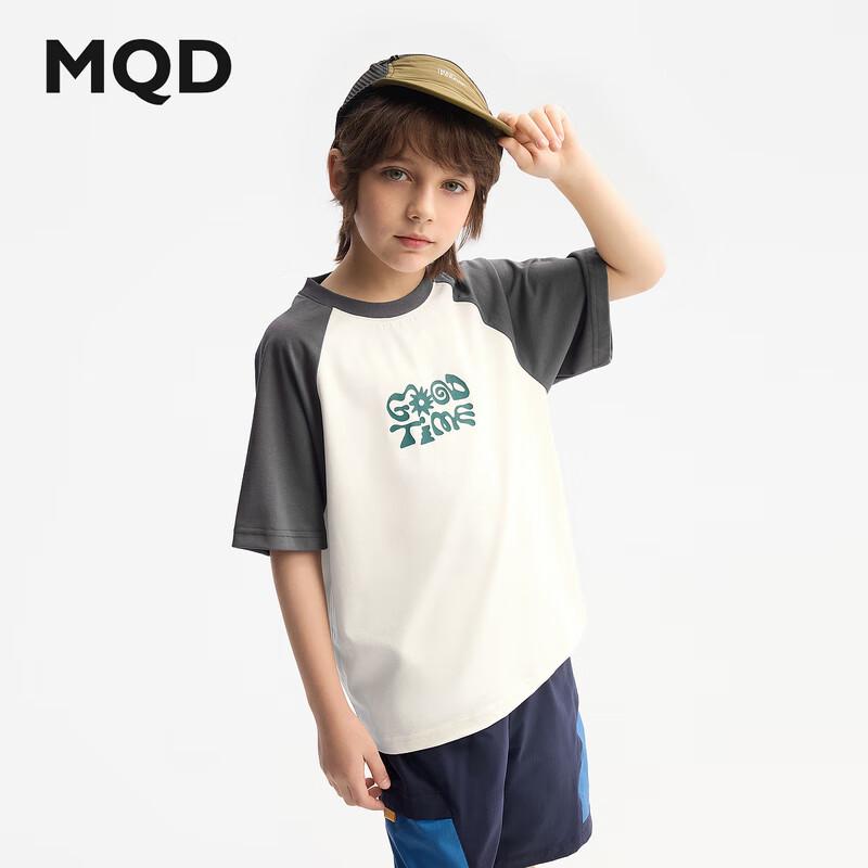 MQD Boys  Quick-Dry Raglan Short Sleeve T-Shirt 120cm
