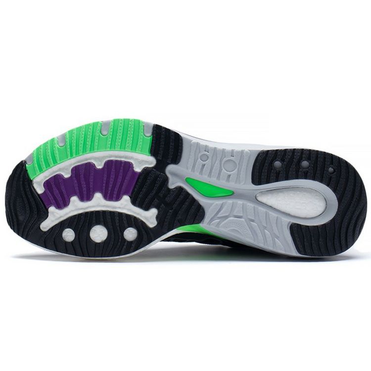 LiNing Fierce Steed 6 Reflective Stability Support Low-Top Running Shoes Men Running Shoes Black Gray ARZS001-11