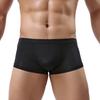 Ultra-thin Solid Color Translucent Breathable Briefs Bulge Pouch Men Underwear