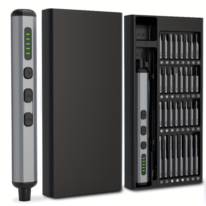 

Магнитная насадка для дрели 68 в 1, Мини-электрическая отвертка, Перезаряжаемый портативный набор для ремонта, Подходит для электронных ноутбуков, очков, часов, смартфонов