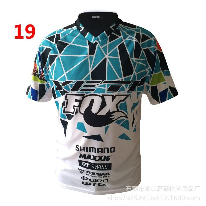 Herren Kurzarm-Motorrad-Fahrradtrikot Schnelltrocknend Offroad-Radfahren Disc-Sportarten