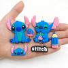 10-Piece Cute Stitch Crocs Shoe Charms Set: Fun DIY Sandals & Slippers Accessories