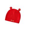 Newborn Red Spring & Autumn Pullover Hat - Festive Thin Style