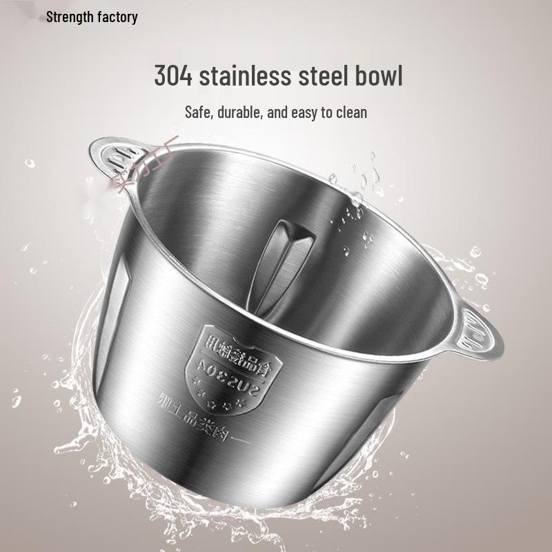 Stainless Steel Multi-Functional Electric Meat Grinder & Food Processor