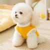 Cute Dog Vest Corduroy Velvet Teddy Bear Puppy Kitten Two Feet Warm Pet Cat Clothes