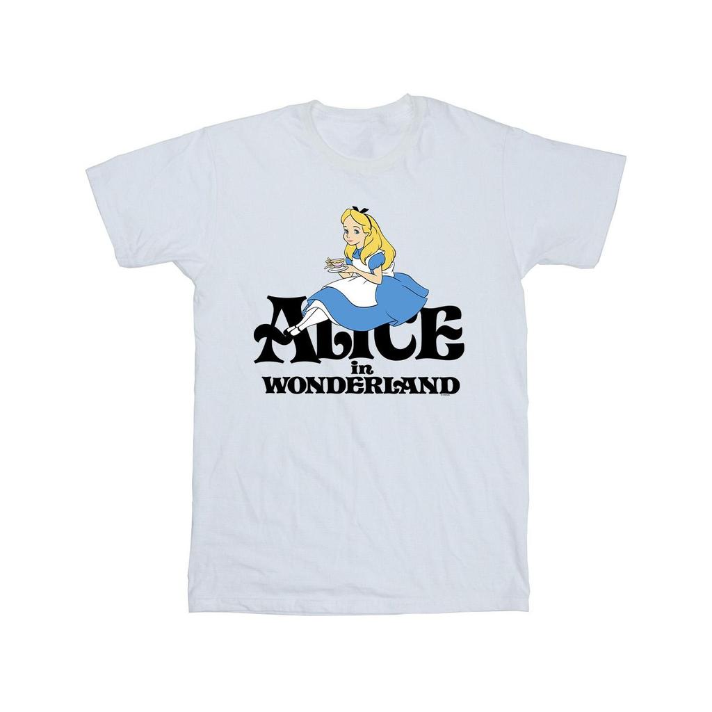 Disney Herren Alice im Wunderland Teetrinker Klassisches T-Shirt