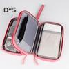 Power Bank Storage Bag Multi-purpose Carrying Case Zipper Closure Large Capacity Mesh Layer Cable Cord Storage Organizer