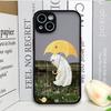 Cute Cartoon Little Ghost Phone Case for Samsung Galaxy S25 Edge S24 Ultra S23 S22 Plus S21 FE Back Covers Funny Halloween Gifts