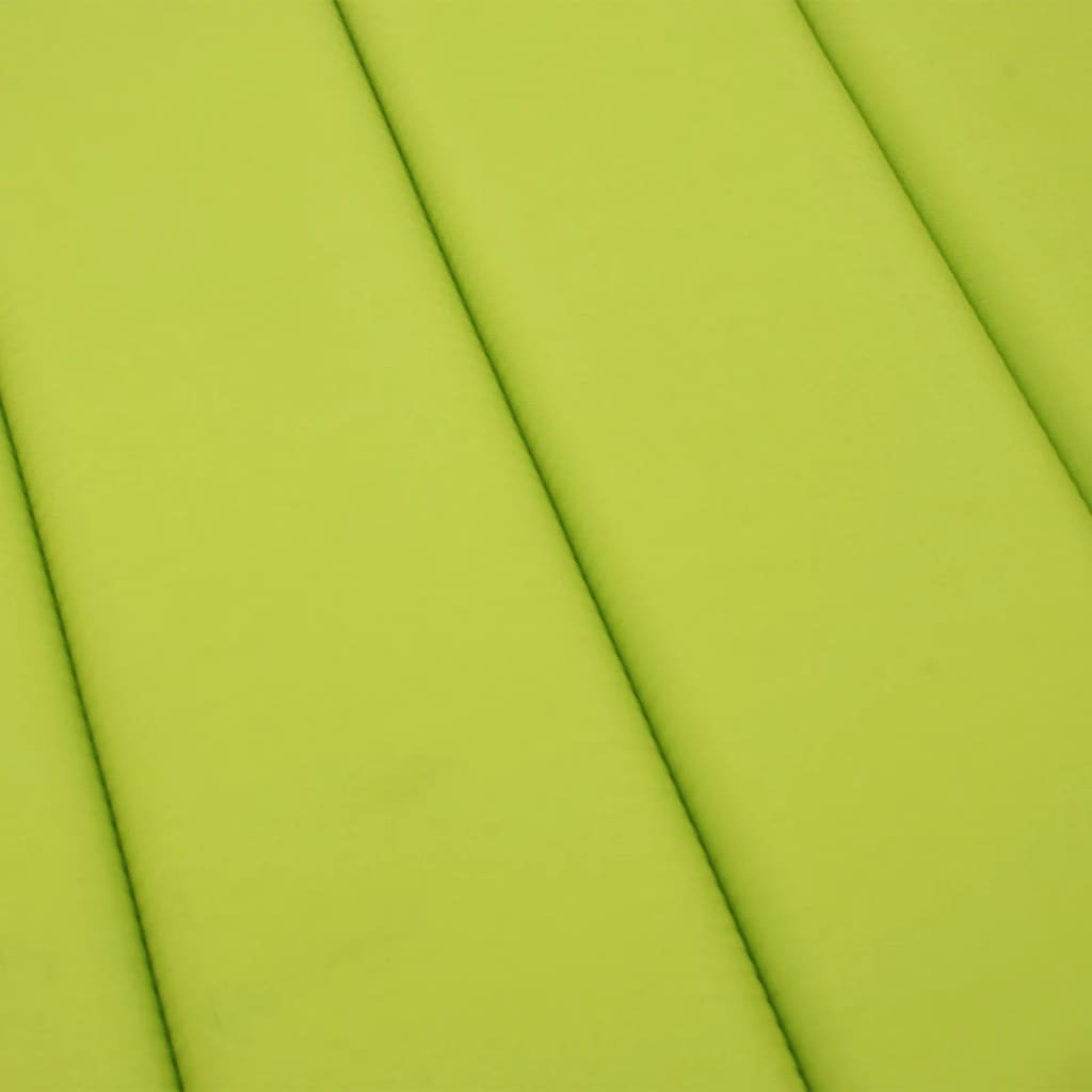 Sun Lounger Cushion Light Green 200x70x3 Cm Oxford Fabric
