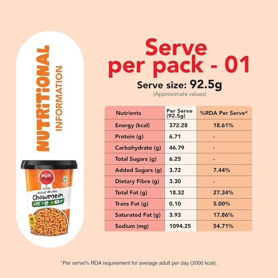 Instant Cup Noodles Manchurian| Kung Pao| Chowmein | Made with no Palm Oil| No Maida | No Added MSG 277.5g (Pack of 3)