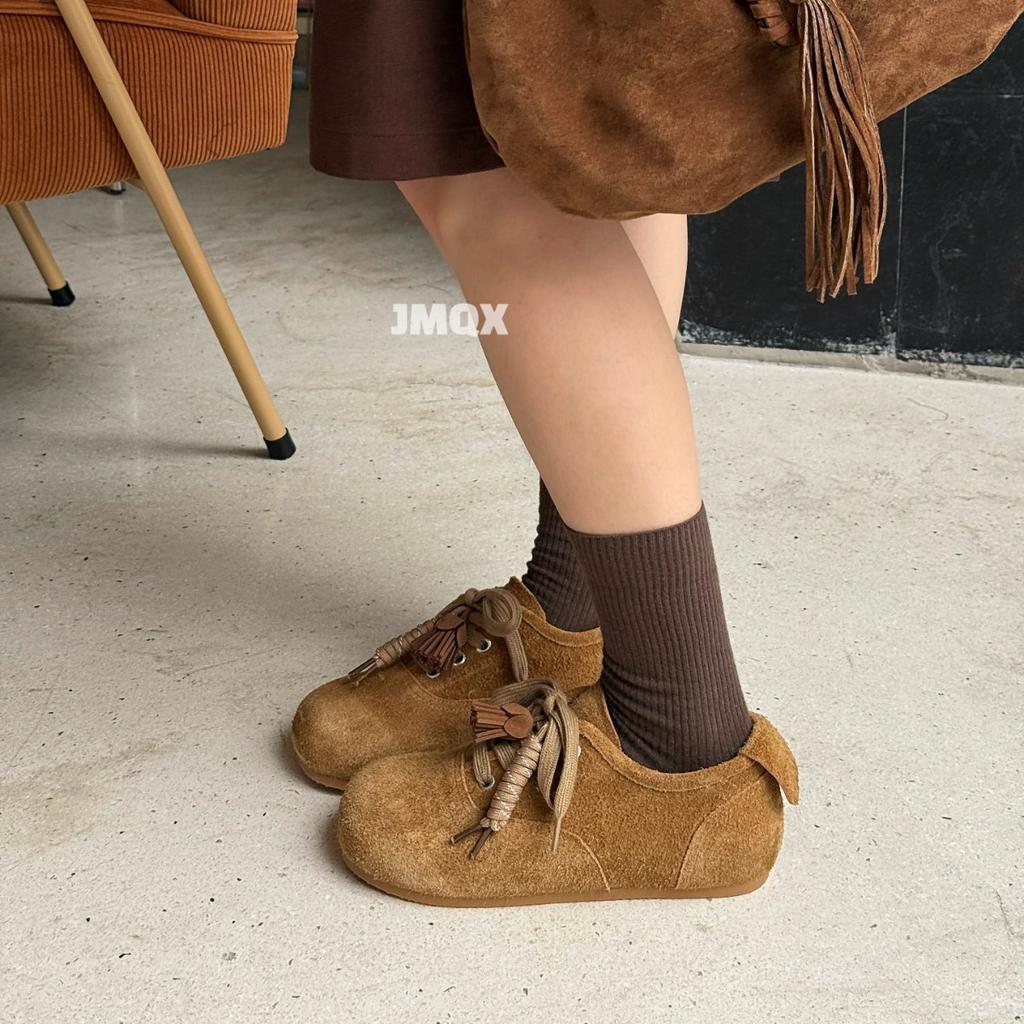 New Fashionable Versatile Lace-up Forrest Gump Shoes Women's Platform Heightening Sports Shoes Light, Comfortable, Simple and Breathable Women's Singl