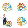 Baby Handheld Grab Ball Tpu Material, 3.7in 4.5in Diameter, Enhances Intelligence, Crawling And Sensory Development
