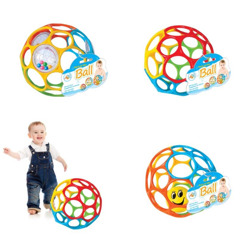 Baby Handheld Grab Ball Tpu Material, 3.7in 4.5in Diameter, Enhances Intelligence, Crawling And Sensory Development