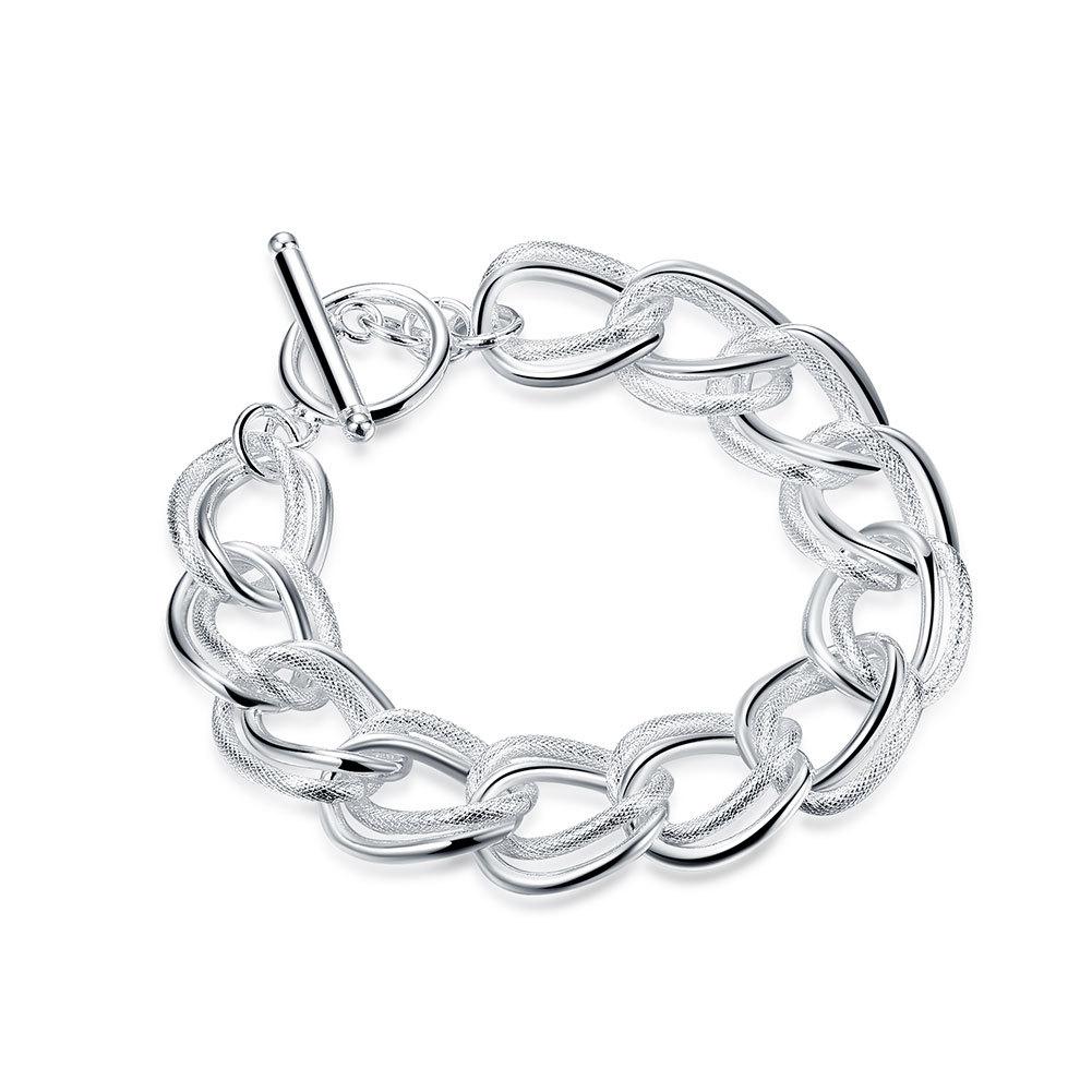 Original 925 Sterling Silver Sanding Chain For Women Hot Top Quality Charms Bracelets Bangles Jewelry Jewellery Argent 925