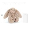 Jellycat Iepuraș Bashful Jucărie de Pluș Mărime Bej, M, Culoare