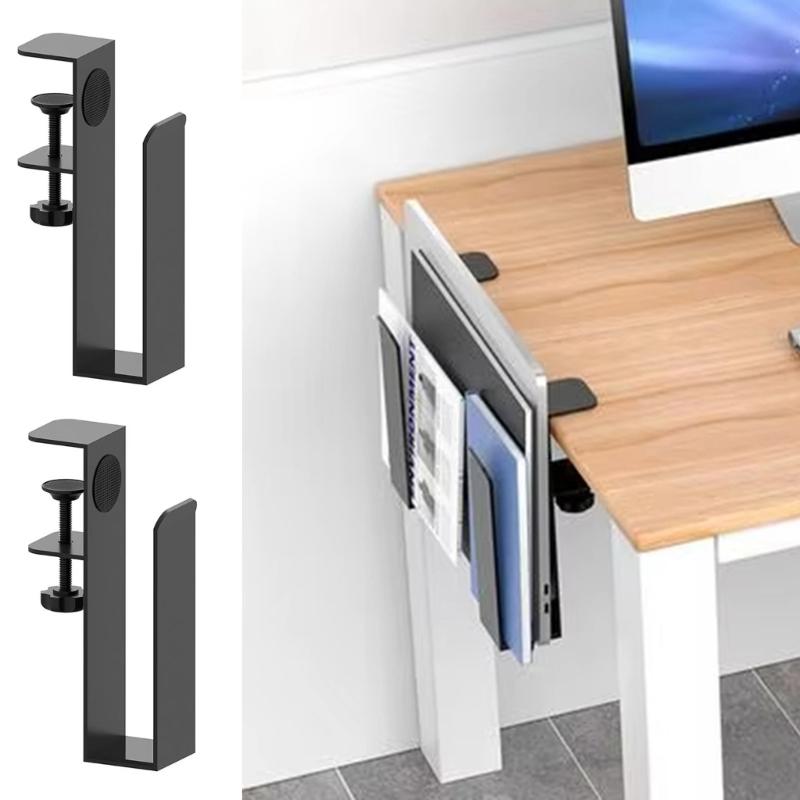 2x Headphone Holder Double Hook Space Saving Desktop Mount Quick Installation without Tools Required