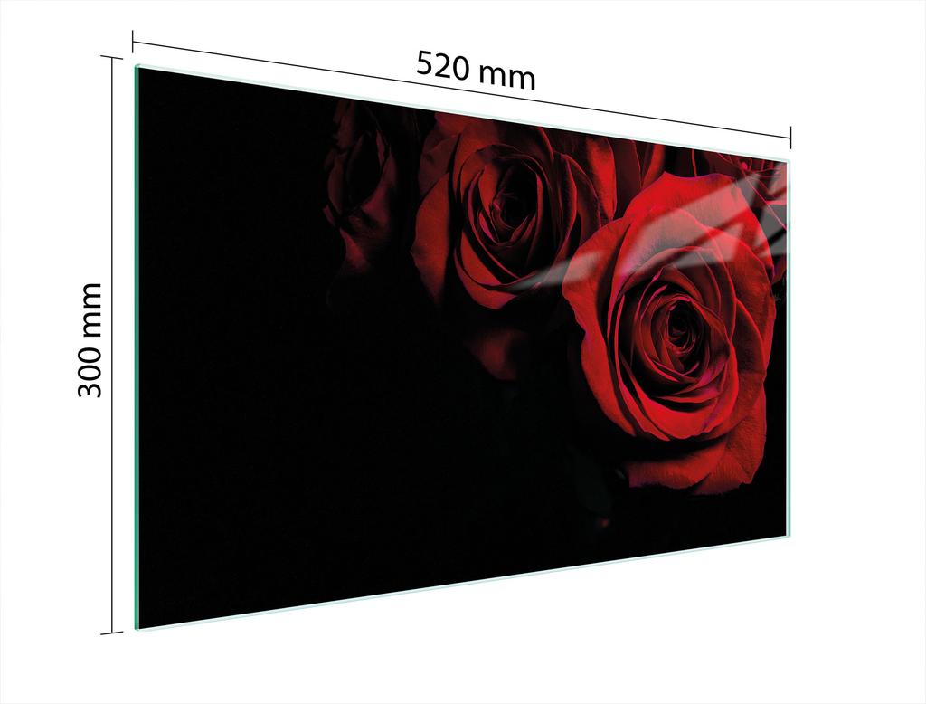 TABLA DE CORTAR DE CRISTAL 52x30 ROSA