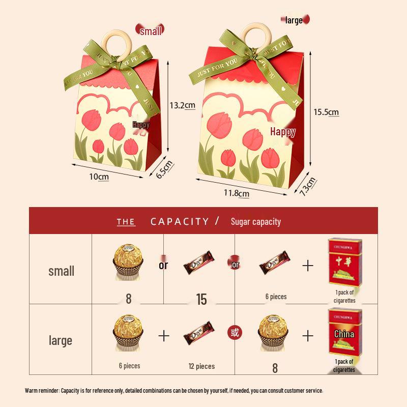 Charming Wedding Favor Candy Box - Ins Style Handbag Design
