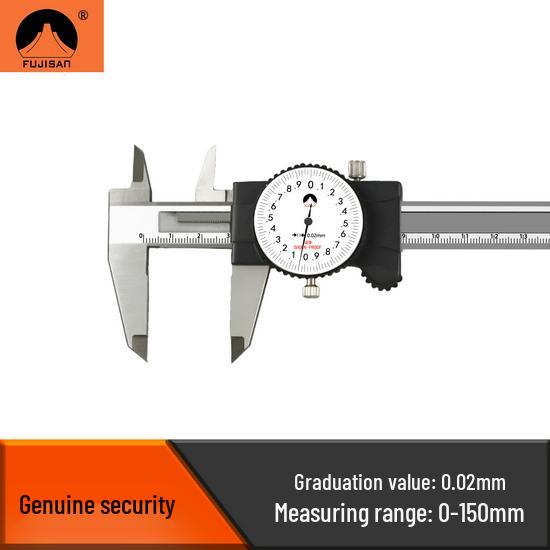 Dial Caliper 0-300mm: High Precision Oil-Marked Vernier Stainless Steel Caliper