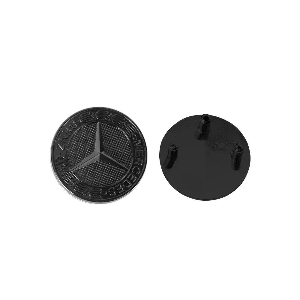 

Car Sticker For Mercedes Benz 1pc Car ABS Flat Hood Emblem Front Badge Logo Sticker For Mercedes Benz AMG W212 W213 W205 W177 W2