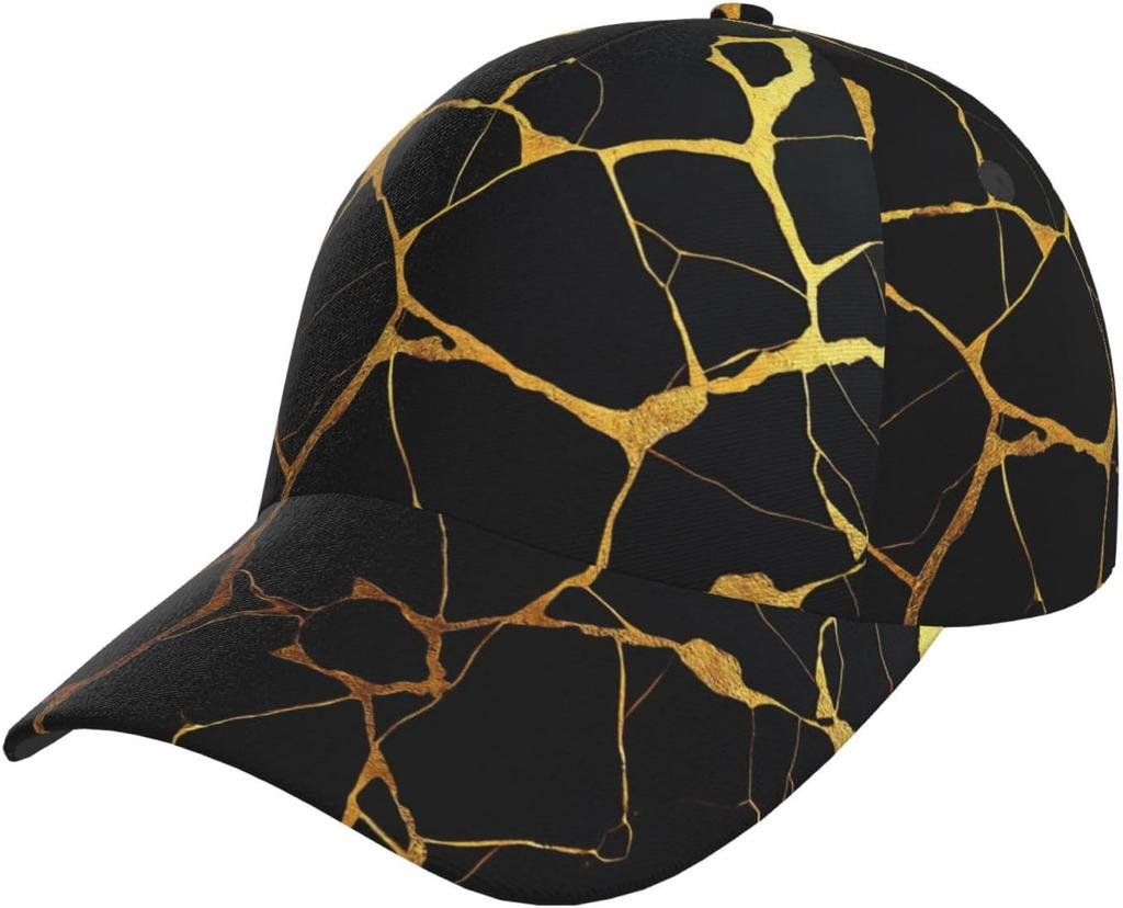 Watercolor Cherry Blossom Branch Pattern Baseball Cap Women's Men's Athletic Fitted Cap Outdoor Baseball Hat Sports Sun Cap