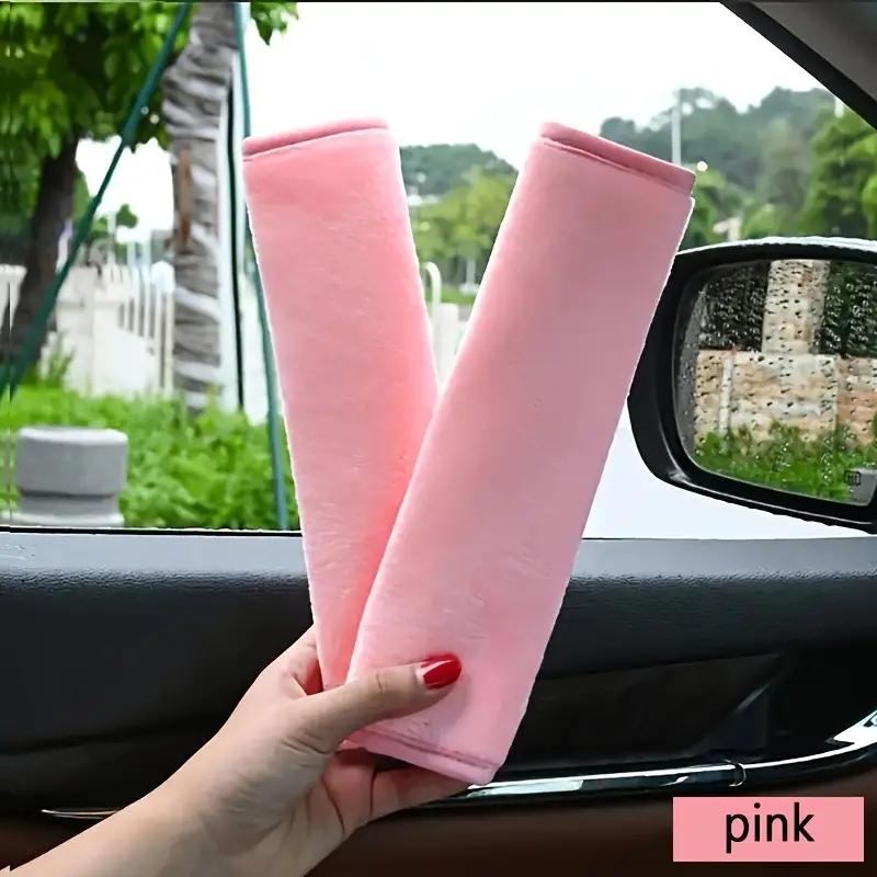2PCS Plush Seat Belt Shoulder Protectors, Car Seat Belt Protectors Are Soft and Comfortable