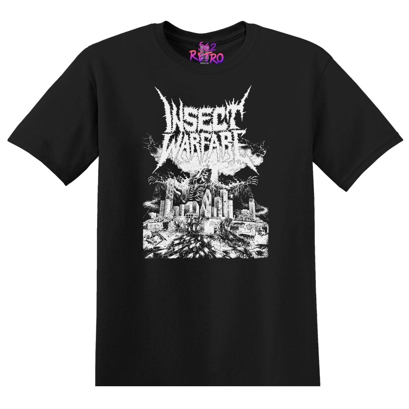Insect Warfare Heavy Metal Band T-Shirt Black S-3XL L