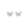 2026 New Exquisite 925 Sterling Silver Butterfly Stud Earrings for Women