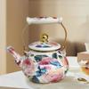 Enamel Tea Kettle 2.5L Teapot Beverage Jug Heat Resistant Water Pitche Thickened for